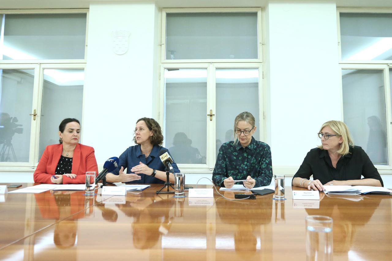 Zagreb: Ministrica kulture Obuljen-Koržinek održala konferenciju za medije