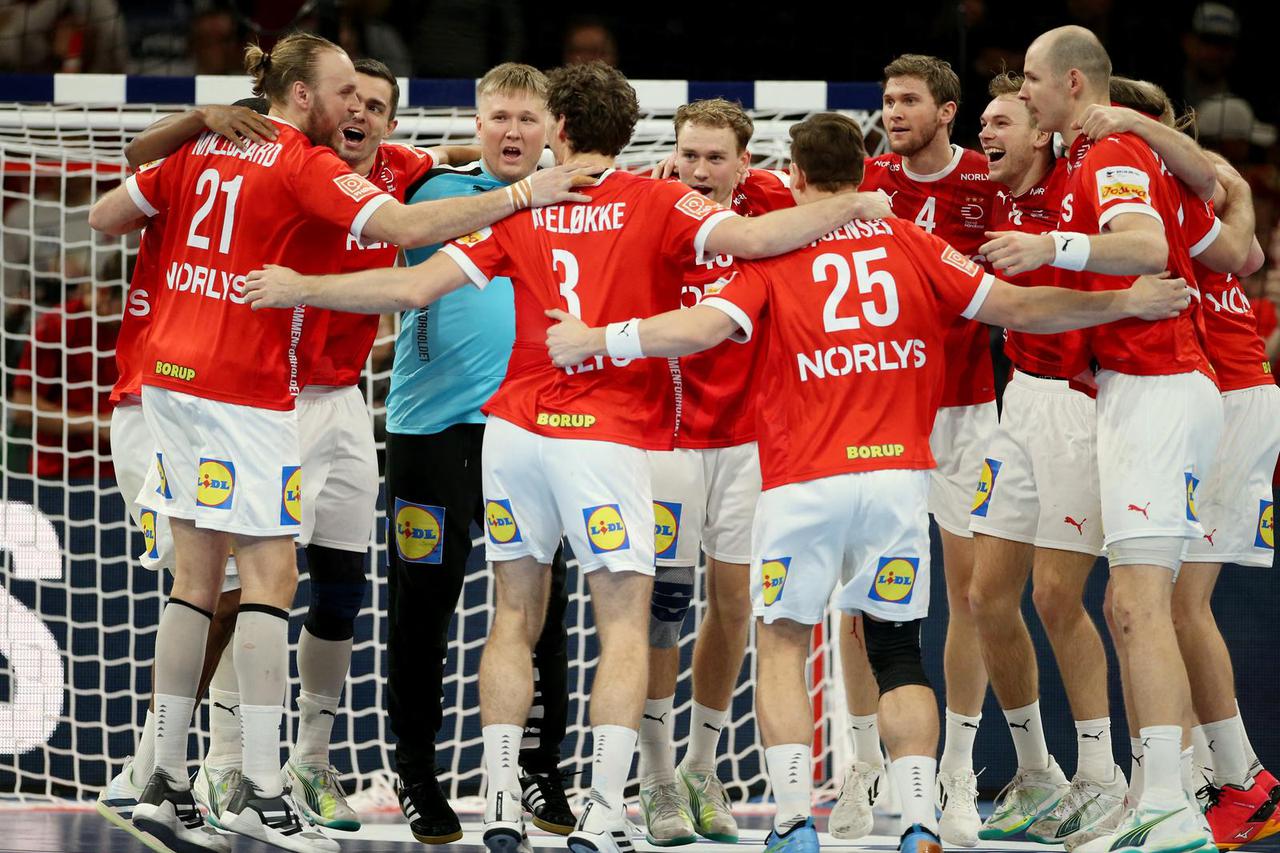 EHF 2024 Men's European Handball Championship - Main Round - Denmark v Sweden