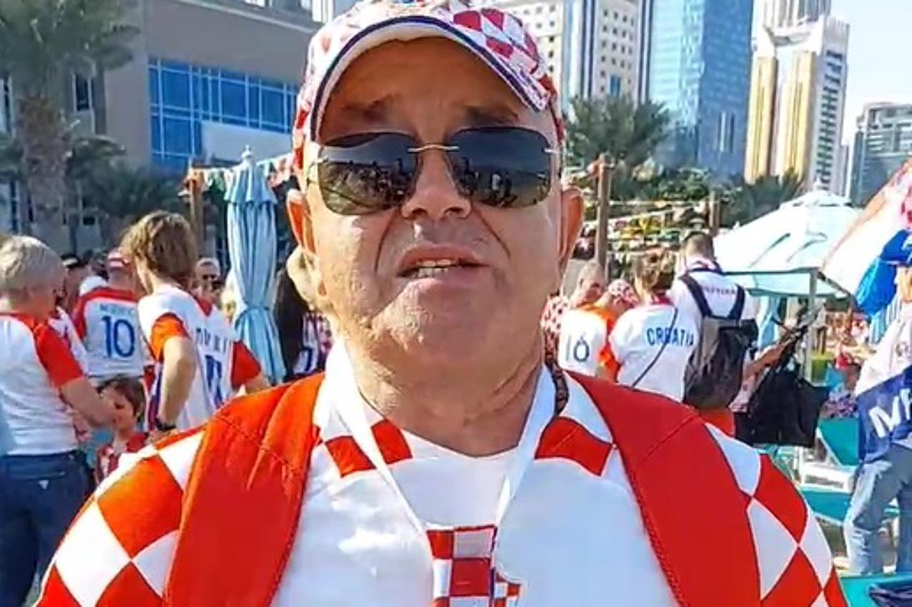 Navijač Mato Mrković iz Zagreba