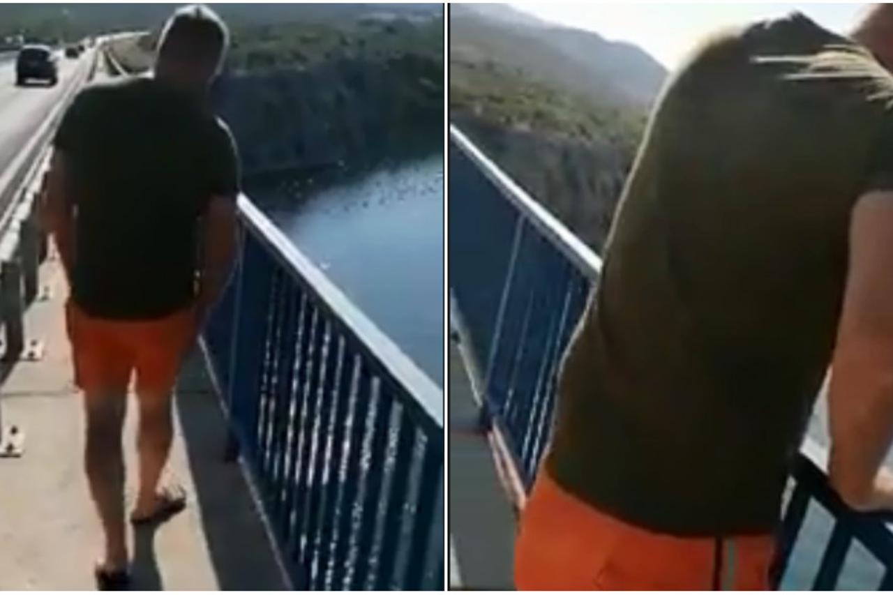 Muškarac se bacio  sa ŠIbenskog mosta