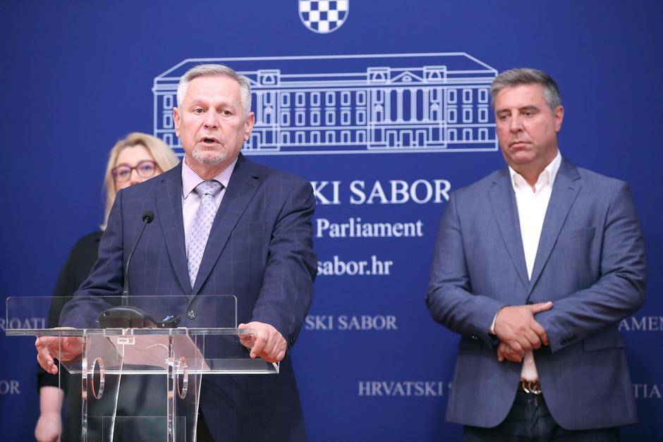 Zagreb: U Saboru održana konferencija za medije Kluba zastupnika Socijaldemokrati