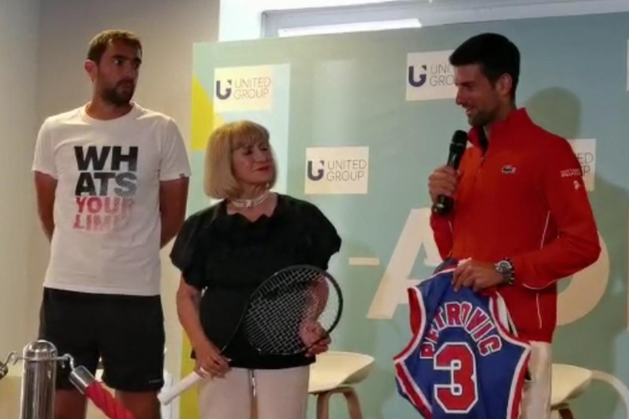 Adria Tour - Biserka Petrović i Novak Đoković