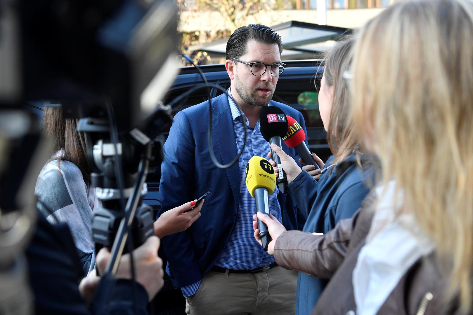 Jimmie Åkesson, čelnik Švedskih demokrata, stranke u koju su ušli i članovi nacističkih pokreta, dobio je 17,6 posto glasova na švedskim parlamentarnim izborima