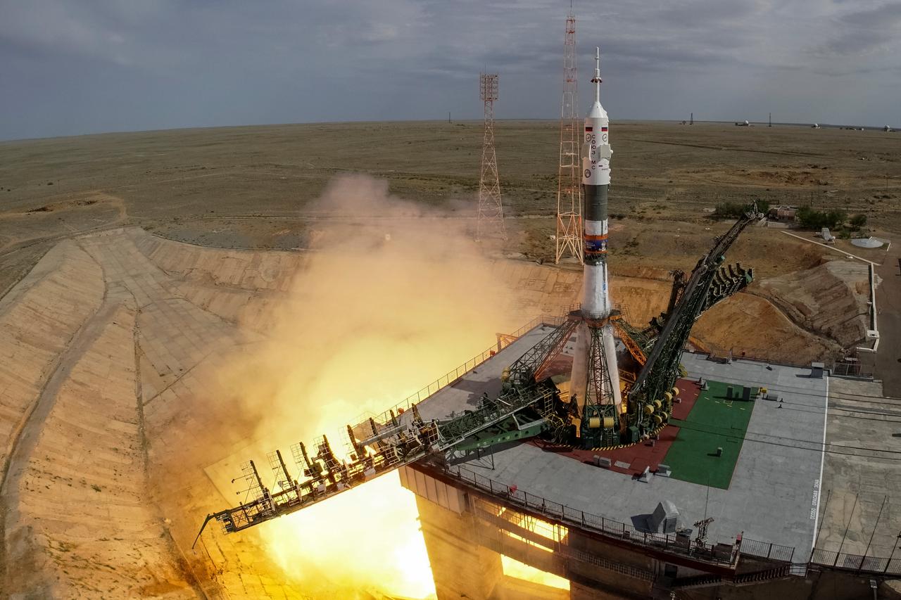 Polijetanje letjelice Sojuz MS-09