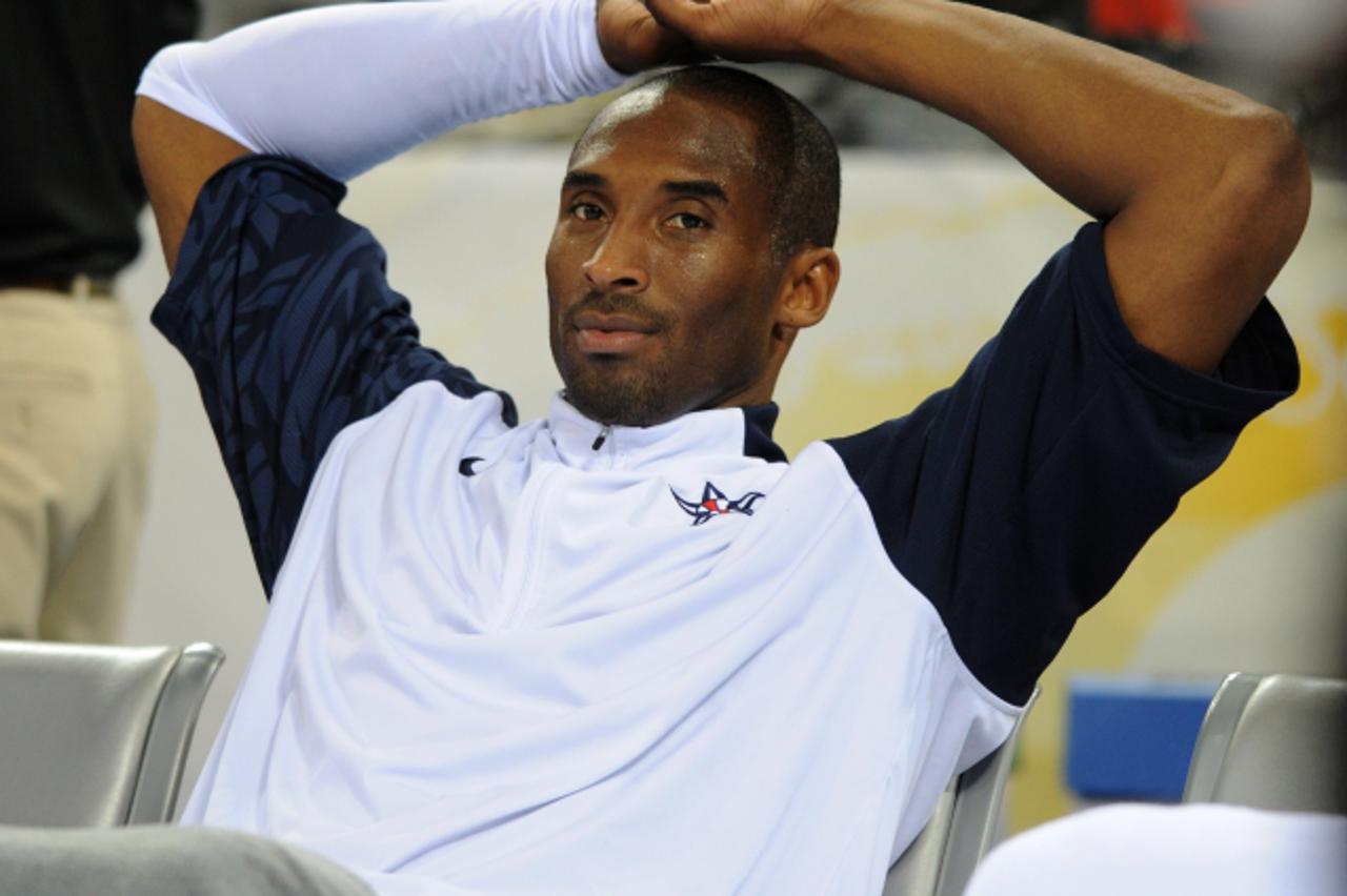 \'USA\'s Kobe Bryant at the Olympic Basketball Gymnasium Photo: Press Association/Pixsell\'