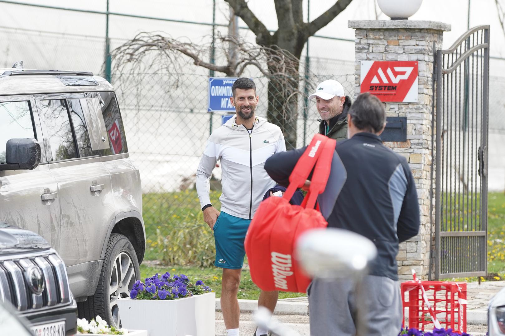 Prvi tenisač svijeta će u narednim danima preseliti u Monte Carlo radi završnih priprema za sezonu na zemlji
