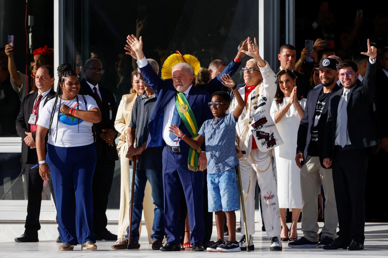 Luiz Inacio Lula da Silva takes office as Brazil's President in Brasilia