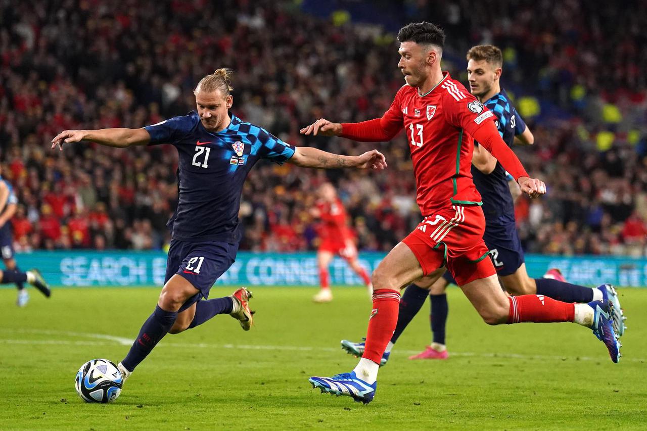Cardiff: Utakmica skupine D kvalifikacija za UEFA Euro 2024, Wales - Hrvatska 