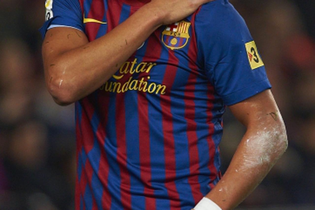'25.01.2012, Copa del Rey, FC Barcelona - Real Madrid v.l. Alexis Sanchez (FC Barcelona) verletzung Foto:Huebner/Lau xxxNoModelreleasexxx/DPA/PIXSELL'