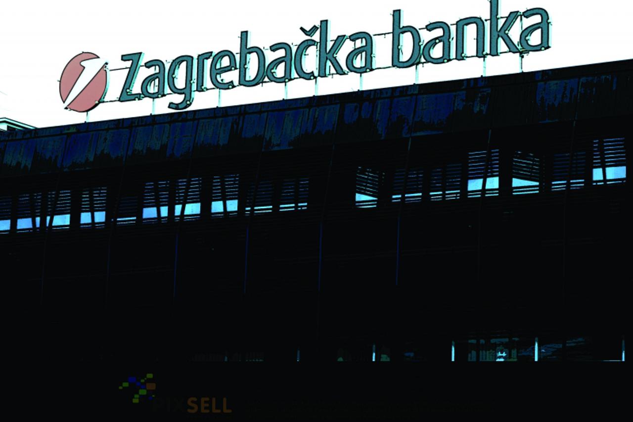 \'22.08.2010., Paromlinska 2, Zagreb - Zagrebacka banka, ilustracija.  Photo: Marko Prpic/PIXSELL\'