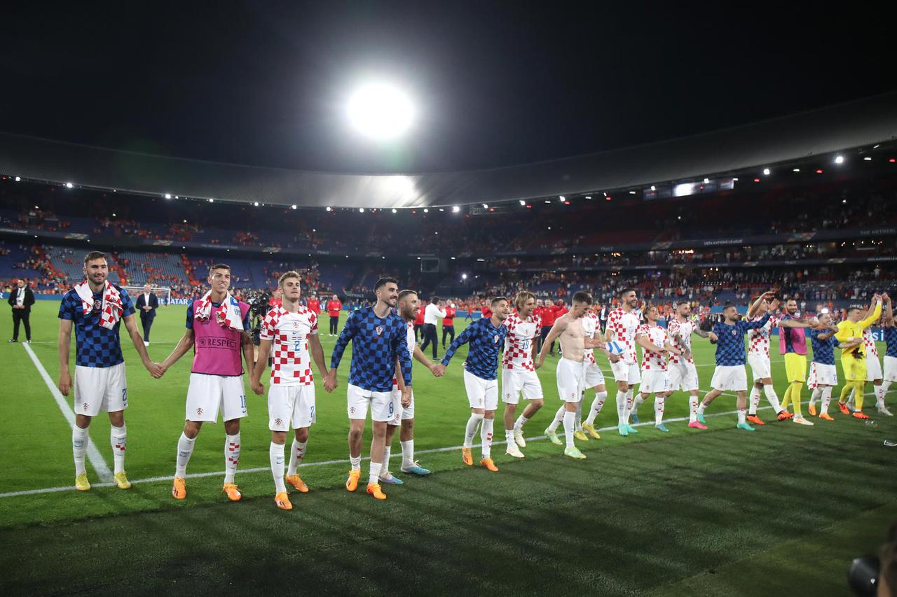 Rotterdam: Nogometaši Hrvatske slave ulazak u finale Lige nacija