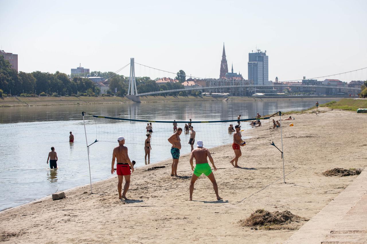 Toplinski val zahvatio Osijek i Slavoniju