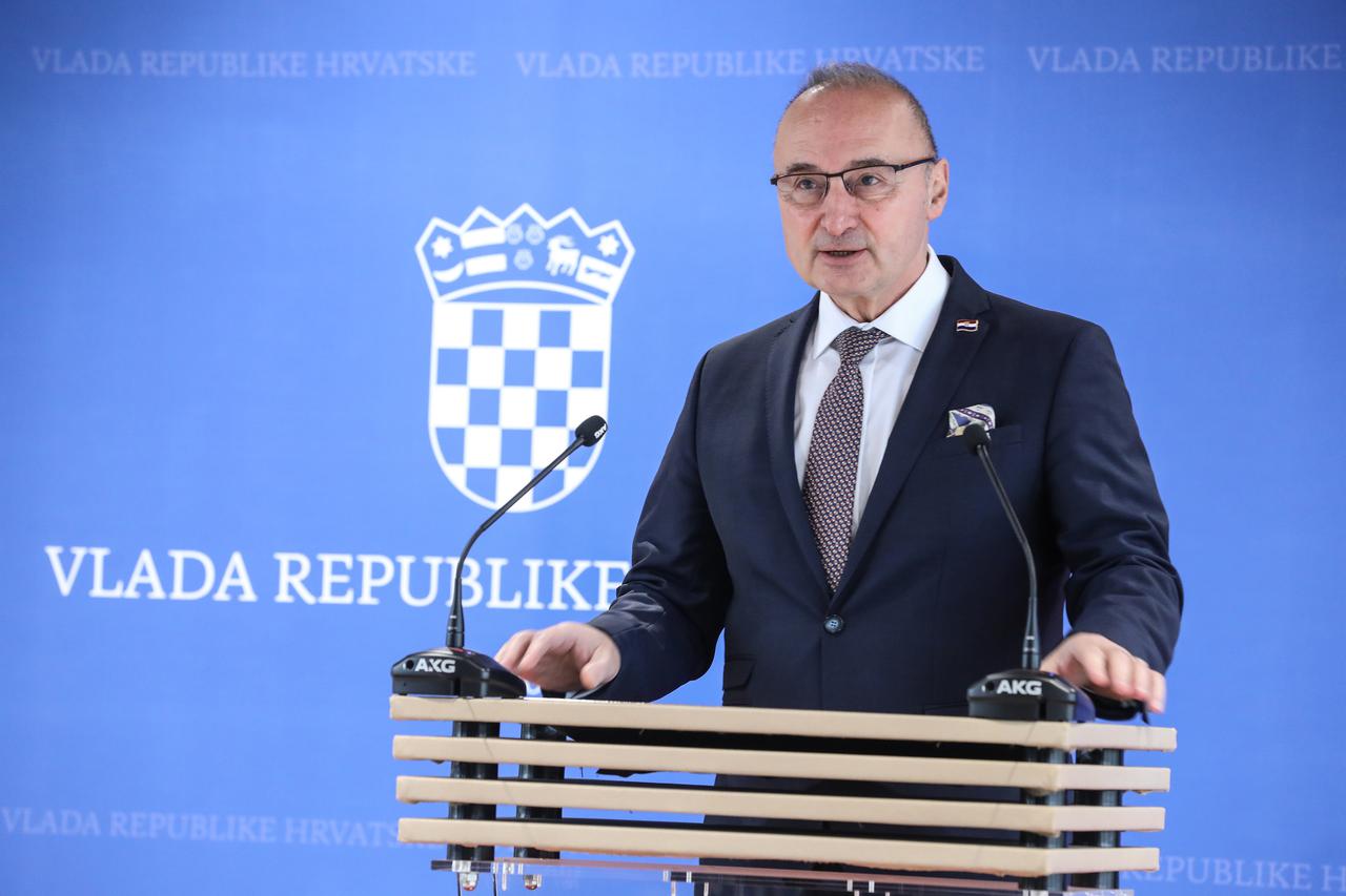 Zagreb: Izjava Gordana Grlića Radmana nakon održane sjednice Vlade RH