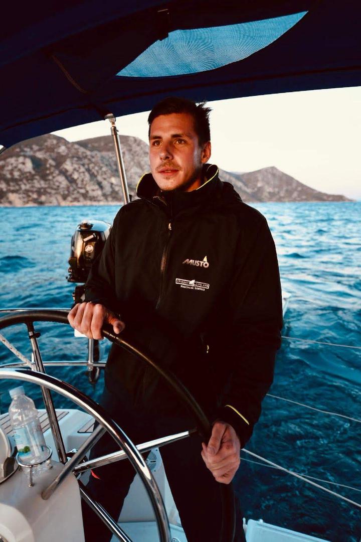 Deni Gašparin (27), skiper