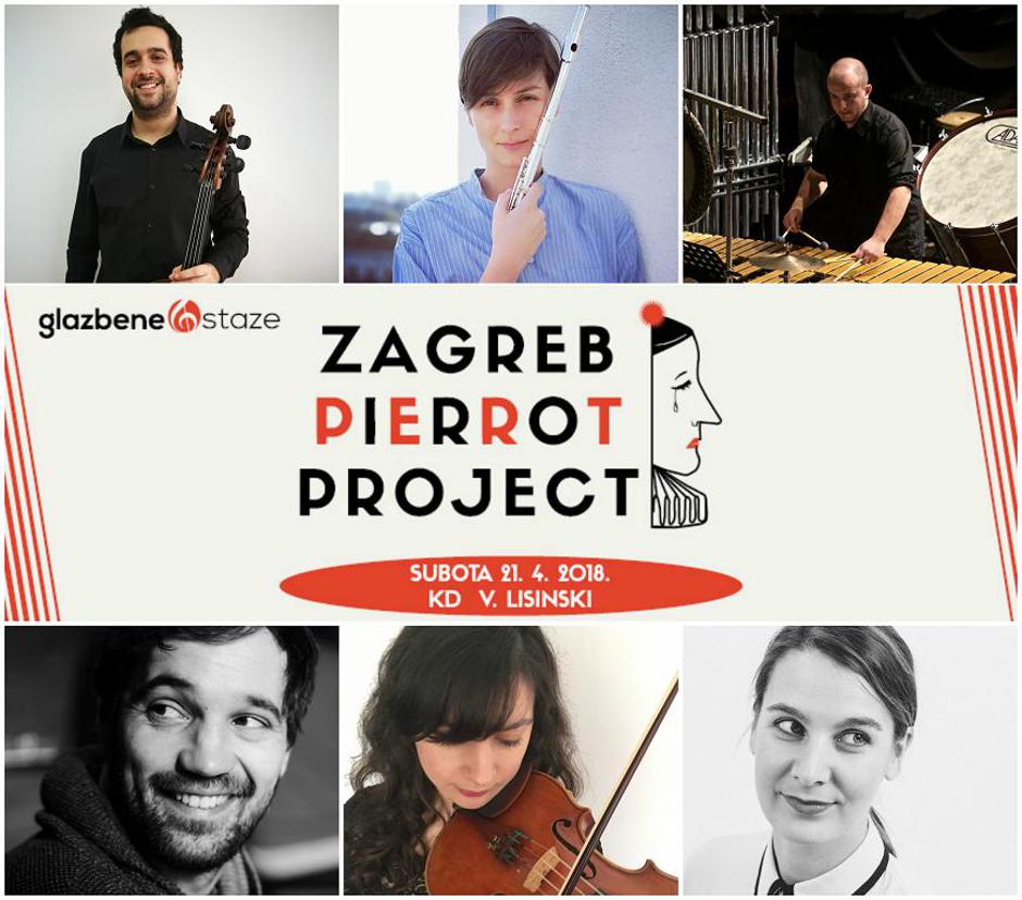 Ansambl Glazbene staze poziva na koncert  „Zagreb Pierrot Project“