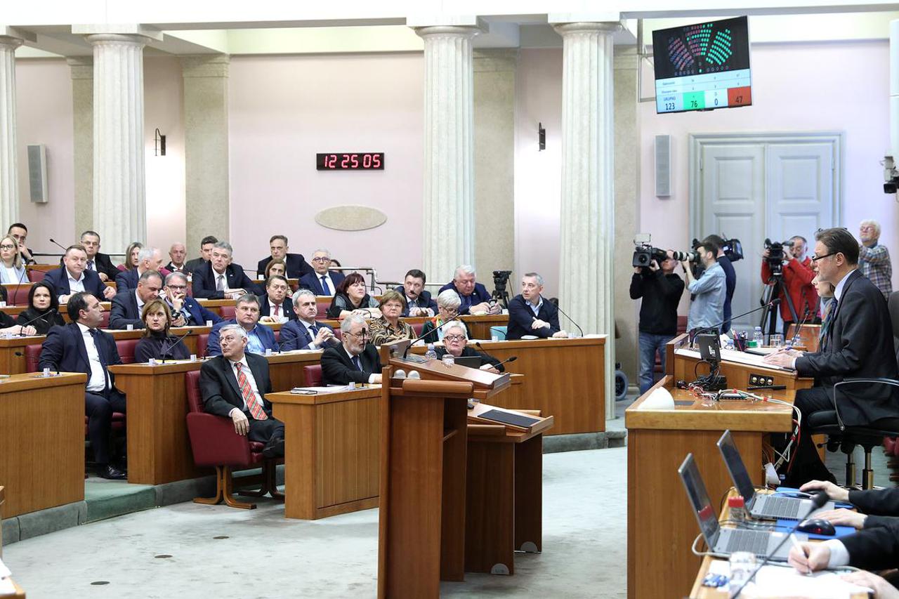 Zagreb: Sabor glasovao o izmjenama Zakona o socijalnoj skrbi