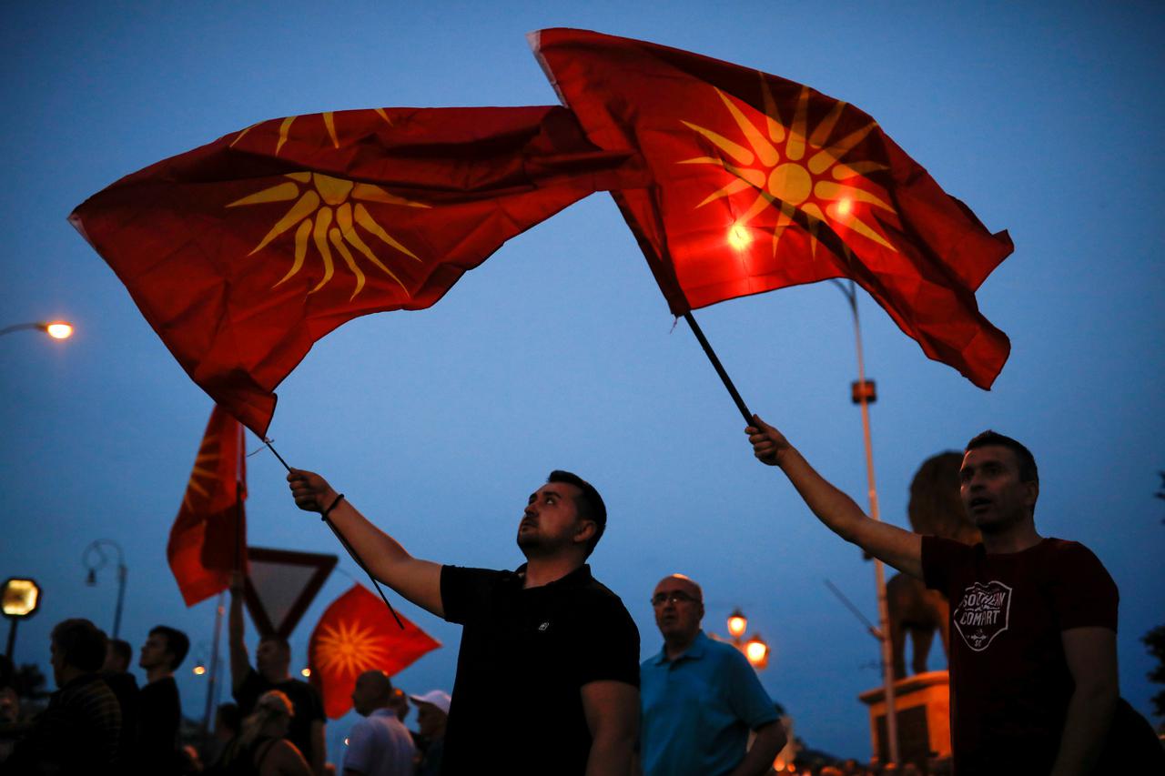 Prosvjedi protiv imena Sjeverna Makedonija