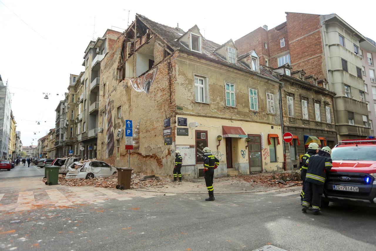 Lokacije Zagreba nakon potresa i danas