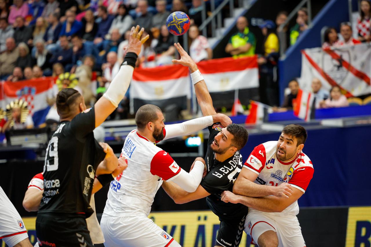 Jonkoping: Svjetsko rukometno prvenstvo, skupina G, Hrvatska - Egipat