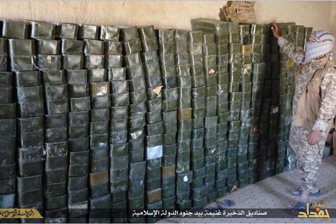 ISIL,zapljena streljiva