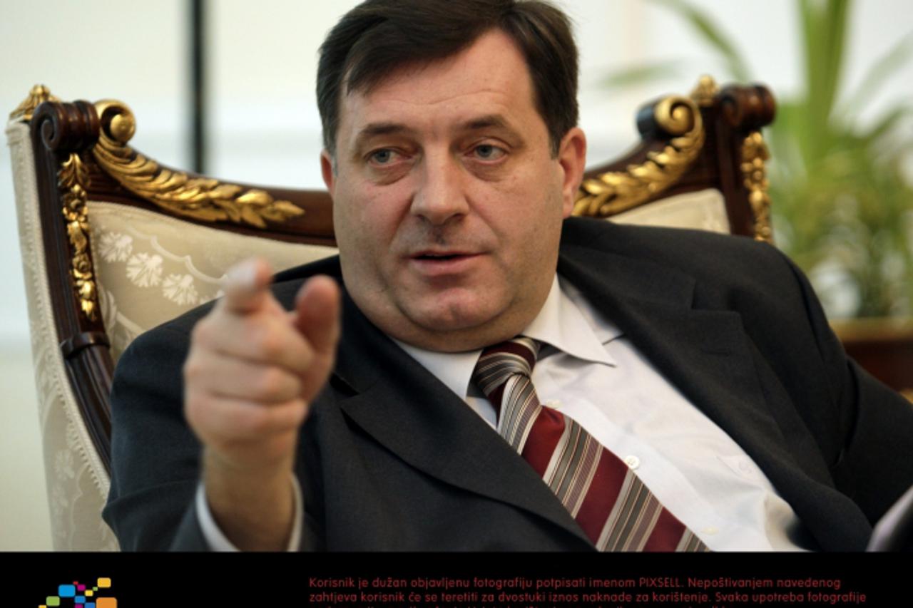 '21.10.2010., Banja Luka - Milorad Dodik, predsjednik SNSD-a i premijer RS. Photo: Dejan Moconja/VLM/PIXSELL'