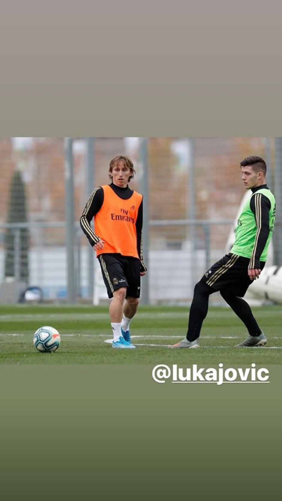 Luka Modrić i Luka Jović