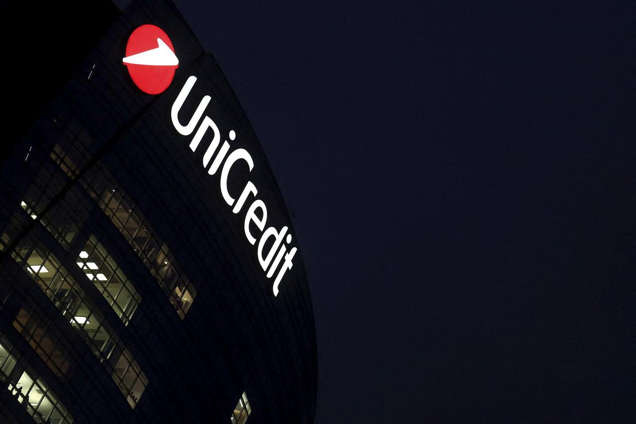 FILE PHOTO: The headquarters of UniCredit bank is seen in downtown Milan