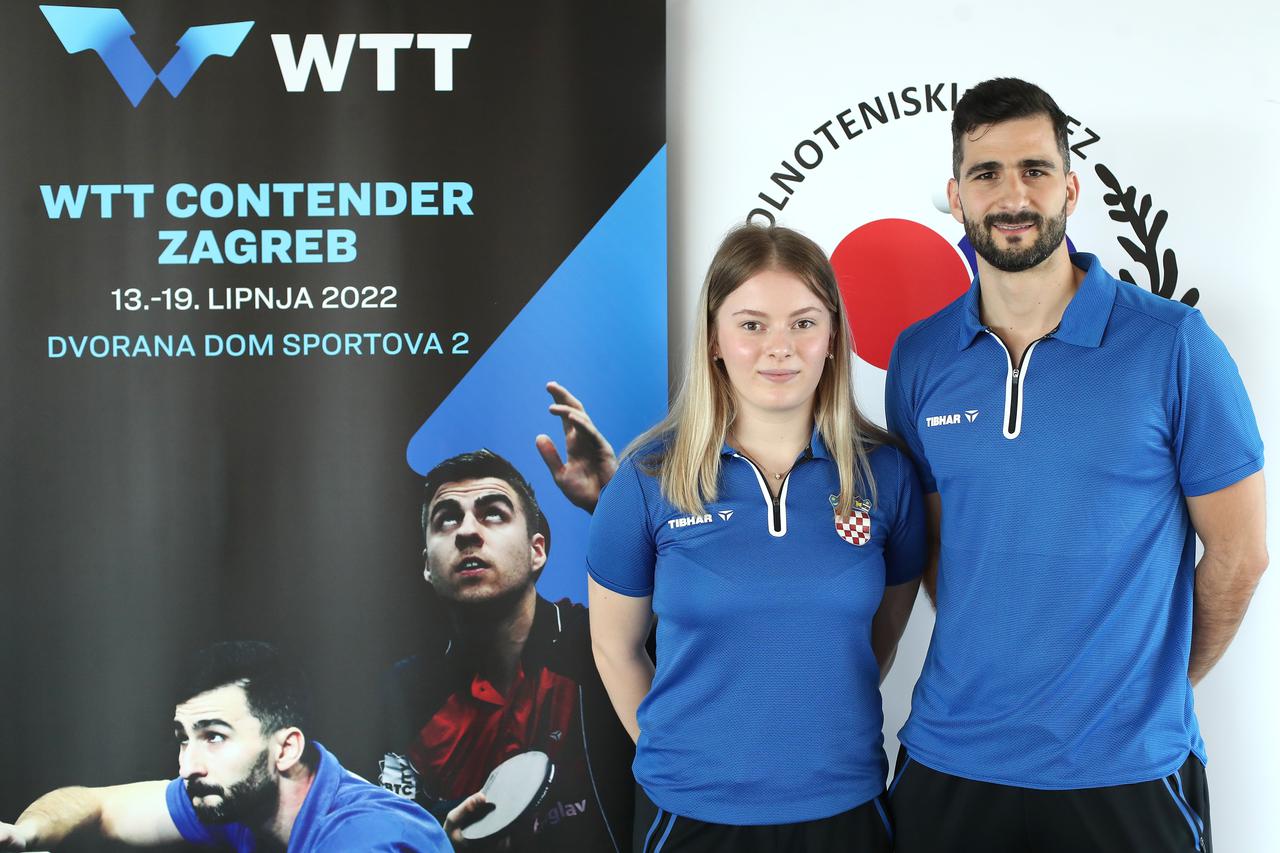 Zagreb: Konferencija za medije uoči WTT Contender ZAGREB 2022 stolnoteniskog turnira