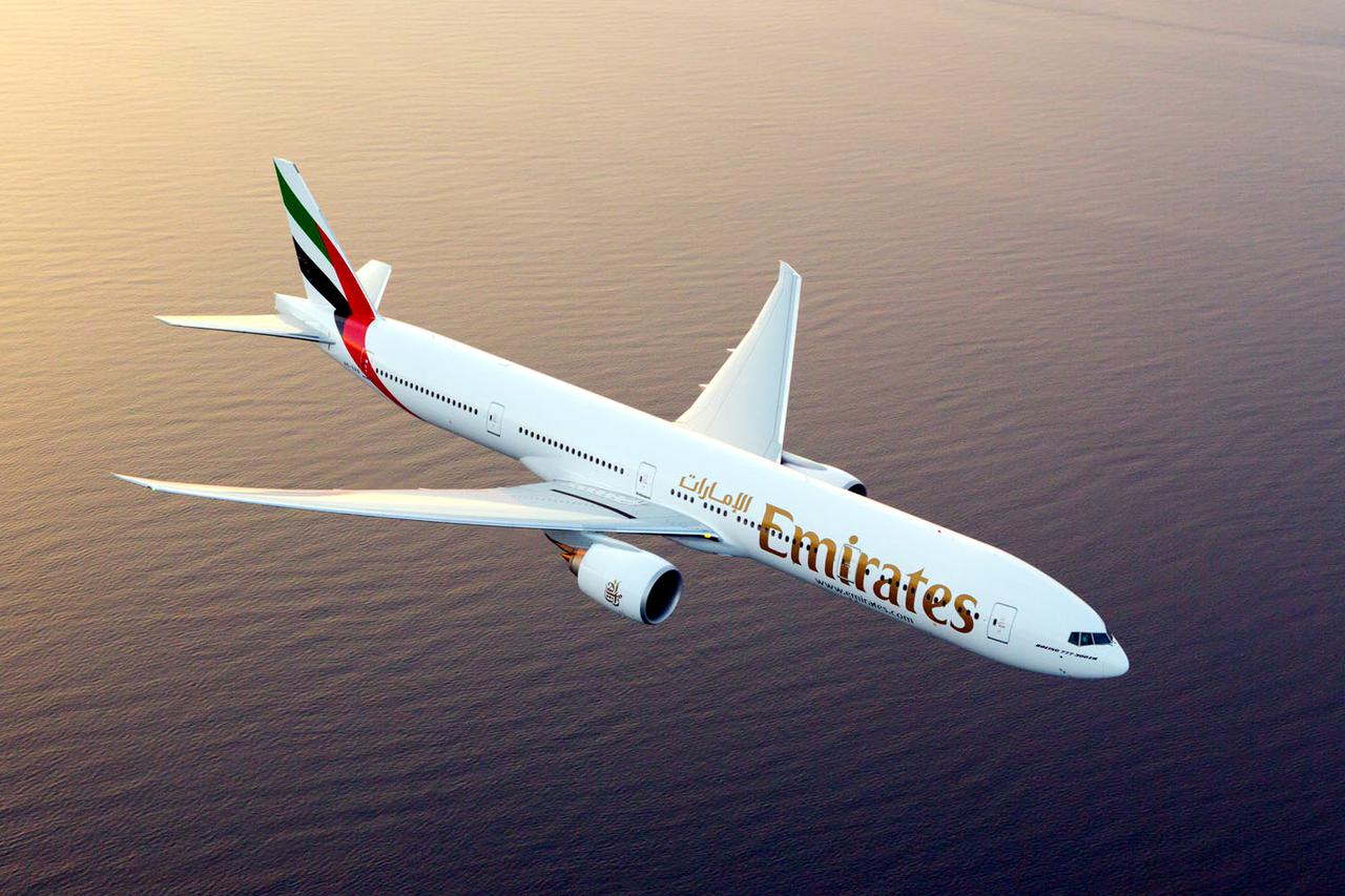 Emirates zrakoplov Boeing 777-300E