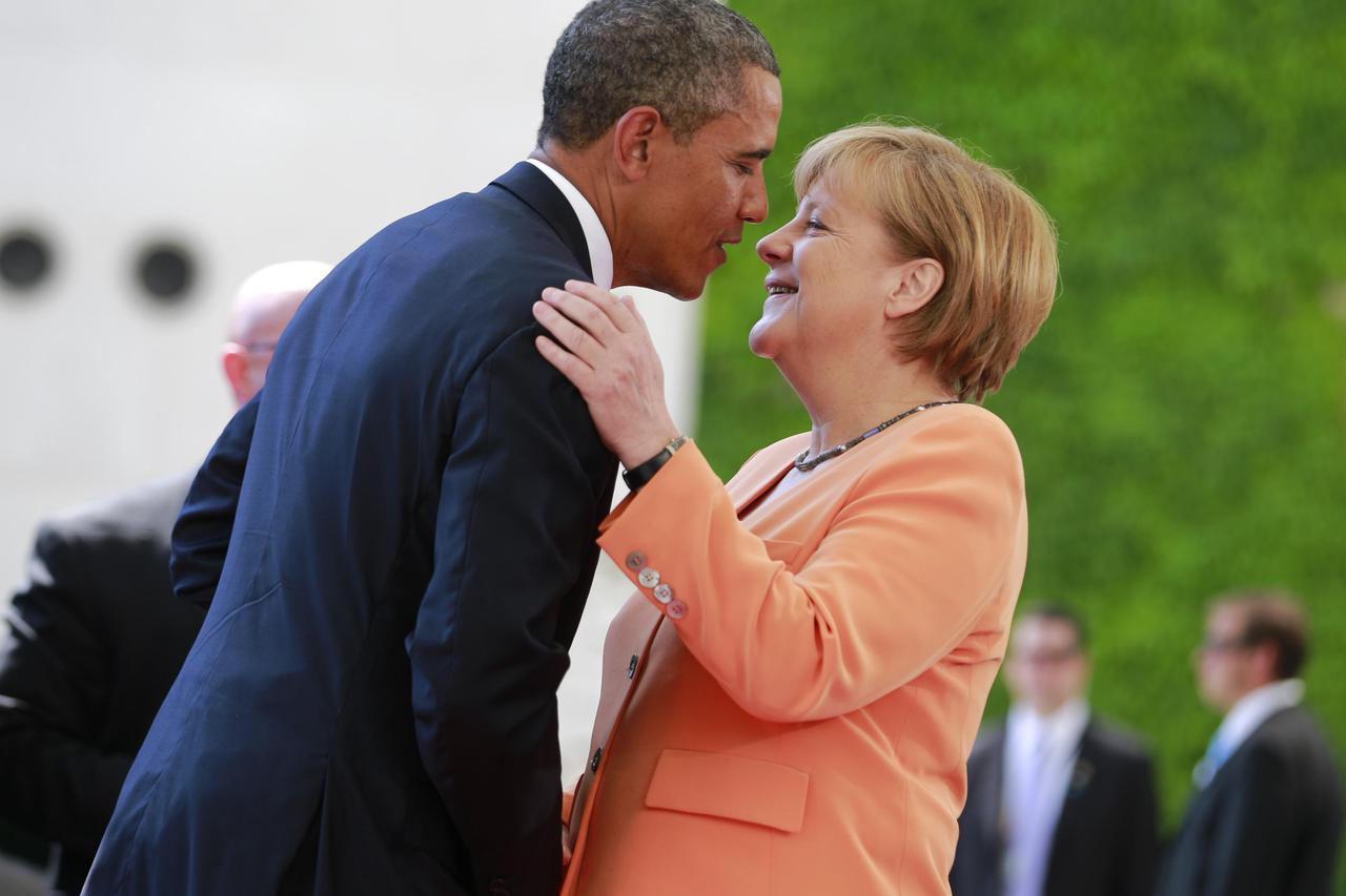 Merkel Obama