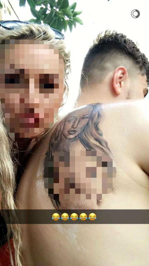 Malakye Brooks tijekom ljetovanja na Ibizi dao je više od 3100 kuna za tetovažu lica i grudi svoje djevojke. "Nisam znao što tetovirati pa sam se odlučio na ovo". No vjerojatno je brzo požalio, jer je ubrzo prekinuo s curom.