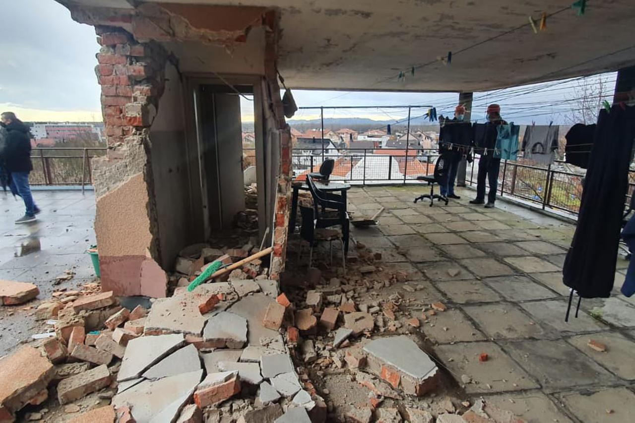 Potres uništio zgrade u Zaprešiću