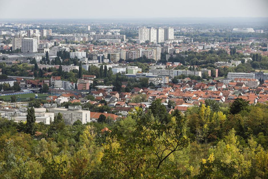 Park-šuma Grmoščica pruža prekrasan pogled na grad Zagreb