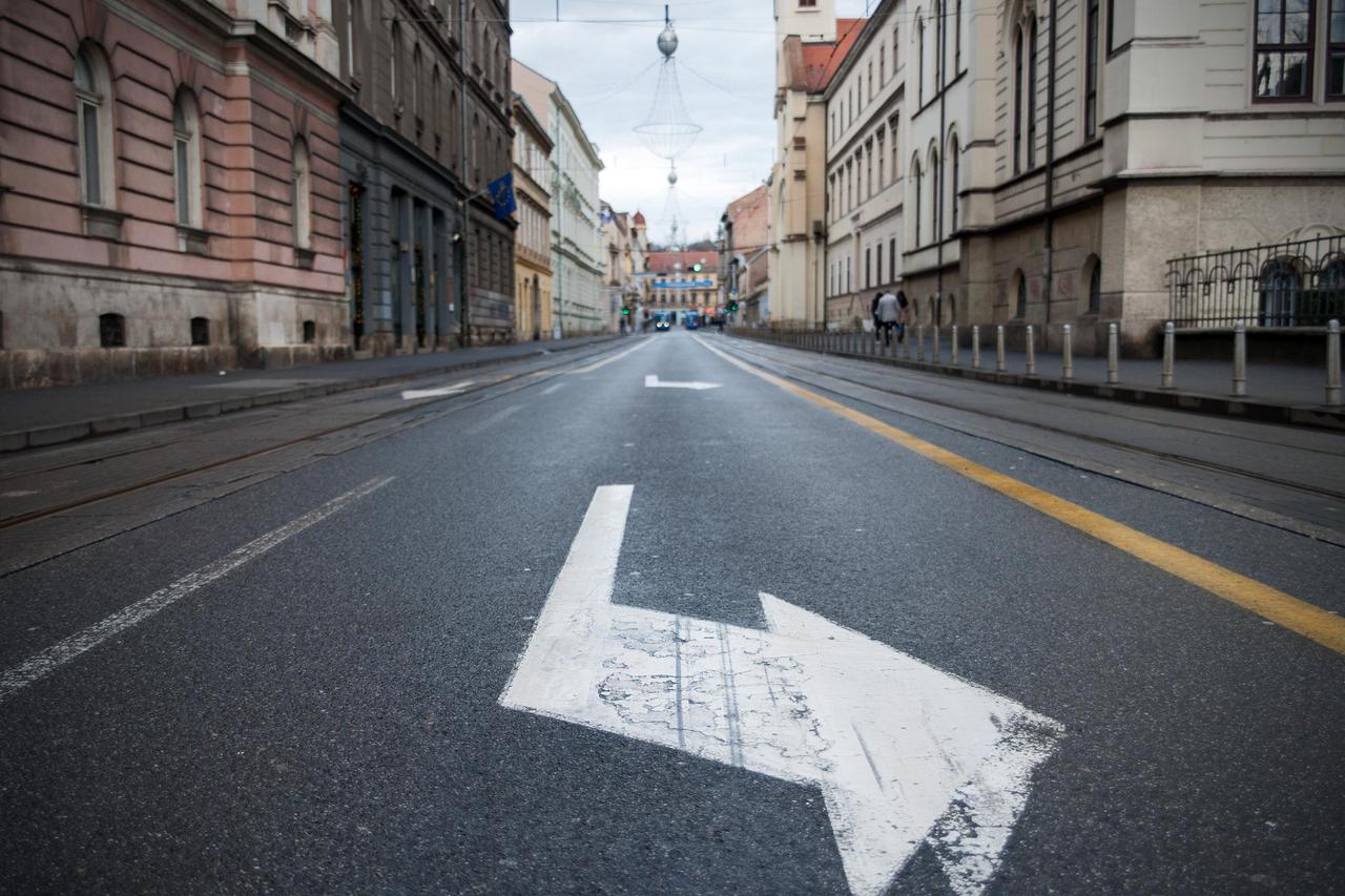 Puste ulice Zagreb