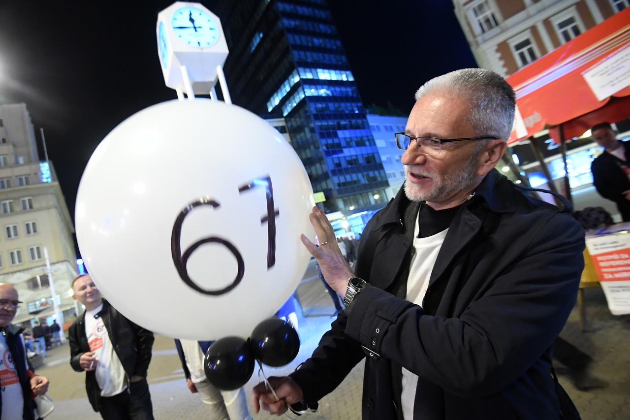 Zagreb: Inicijativa "67 je previše" prikupila više od 600.000 potpisa