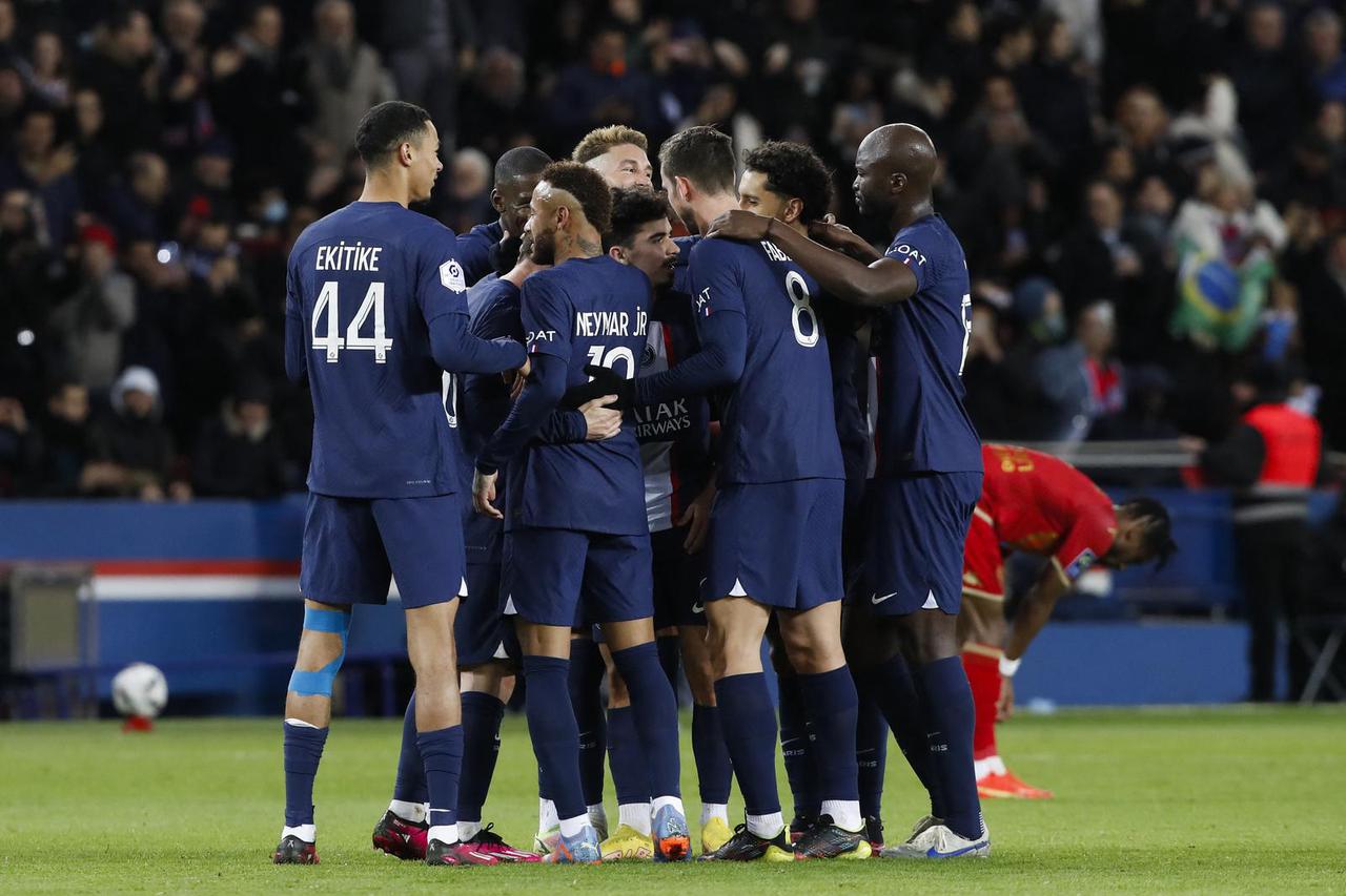 FOOTBALL : Paris St Germain Vs Angers - Ligue 1 - 11/01/2023