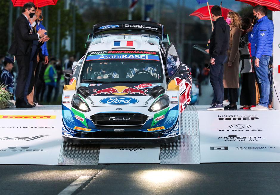 Zagreb: Ceremonijalni start WRC Croatia Rally 2021.