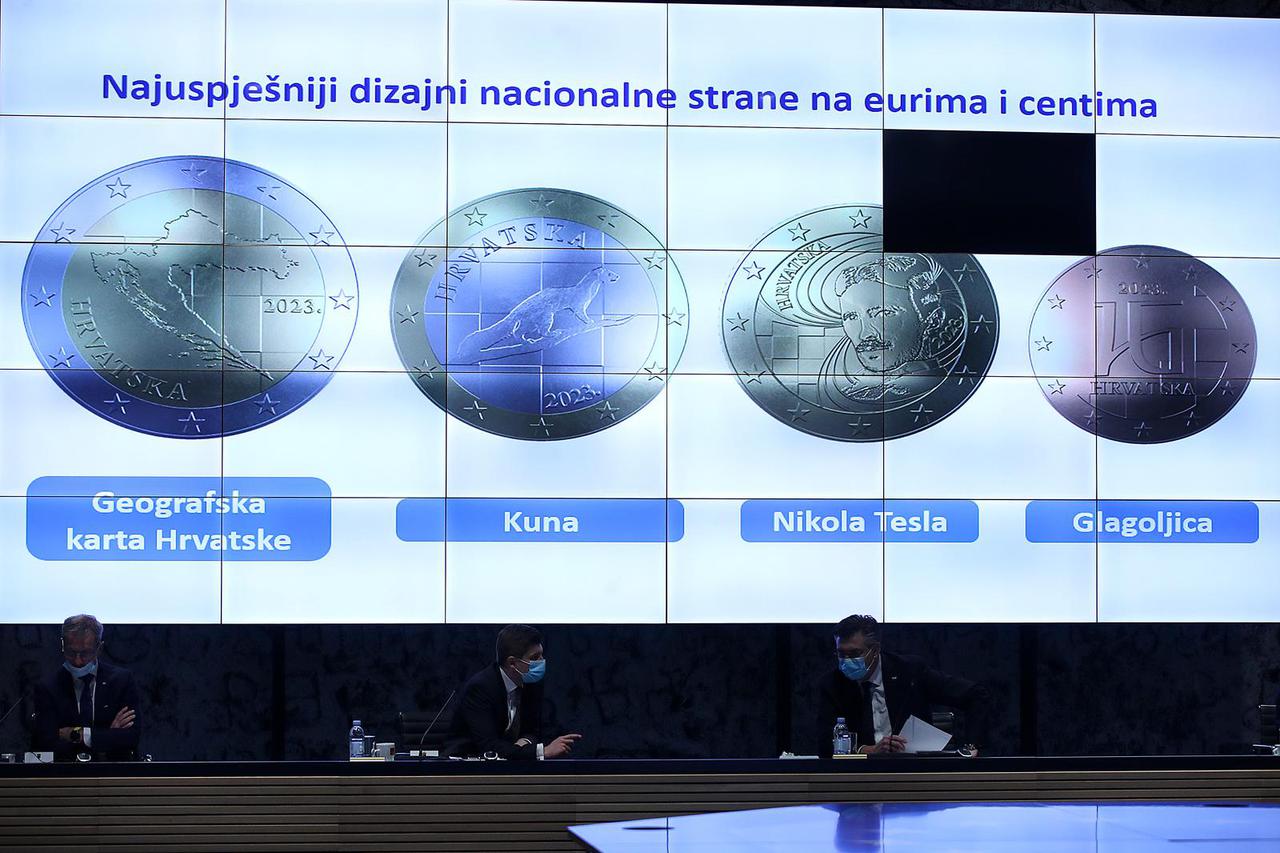 Zagreb: Predstavljen je dizajn hrvatskih kovanica eura i centa