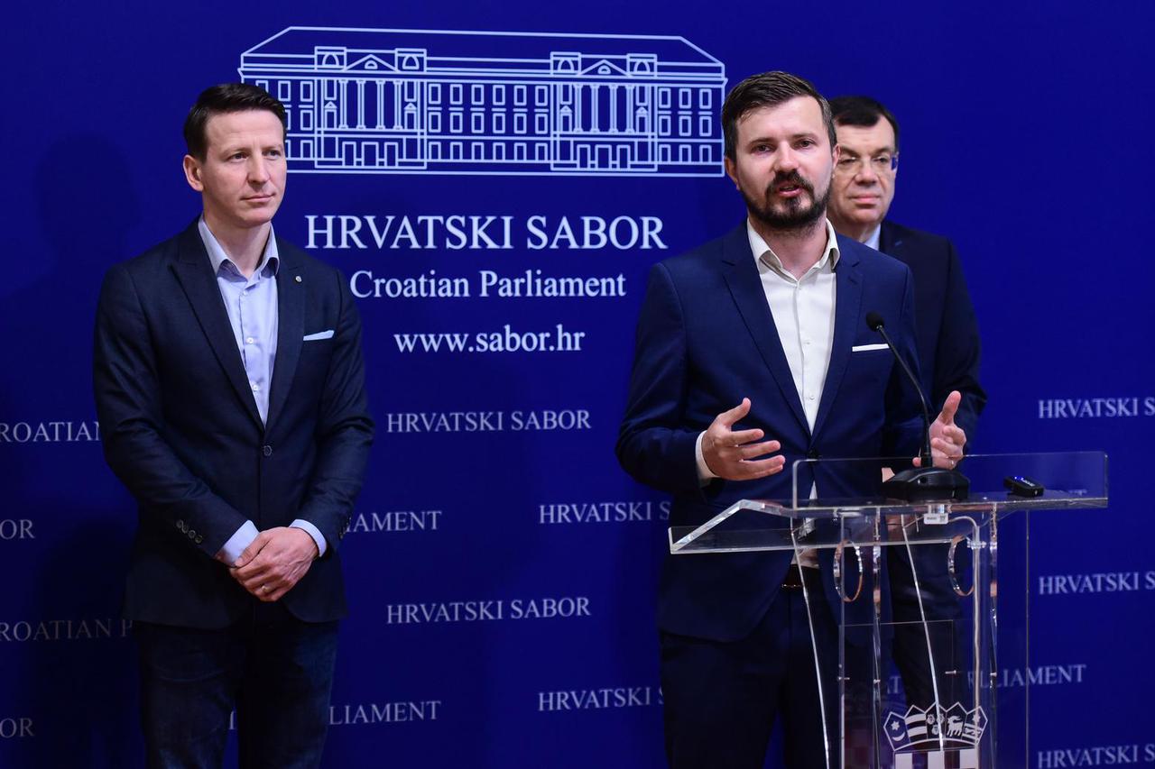 Zagreb: Zastupnici stranke Fokus i Reformisti održali su konferenciju za medije nakon sjednice Sabora