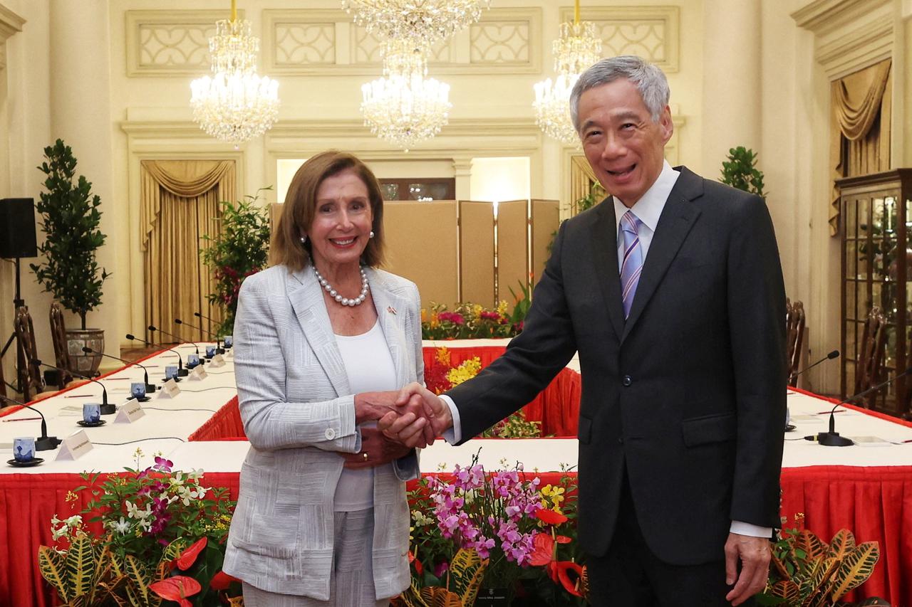 U.S. House of Representatives Speaker Nancy Pelosi visits Singapore