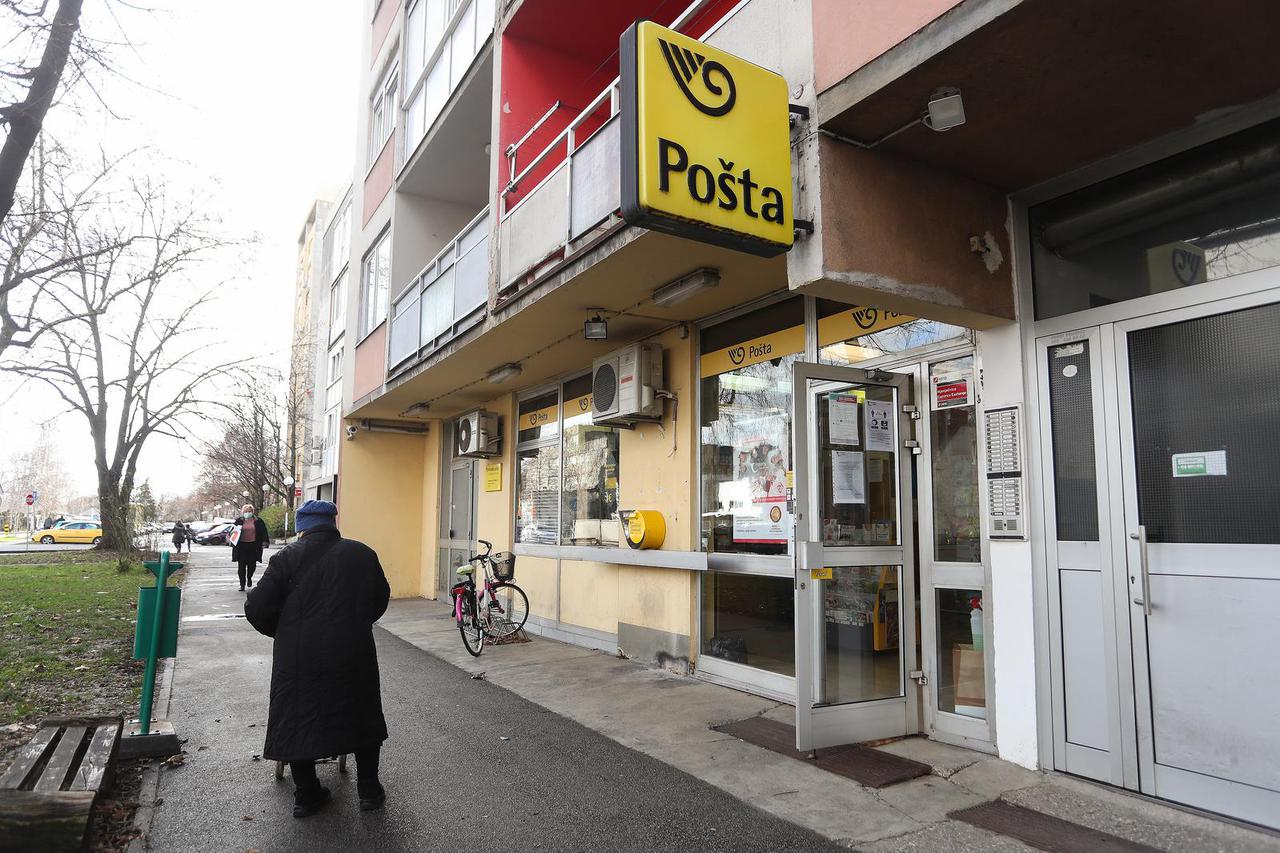 Zagreb: U jutarnjim satima opljačkana poslovnica Pošte u Golikovoj ulici