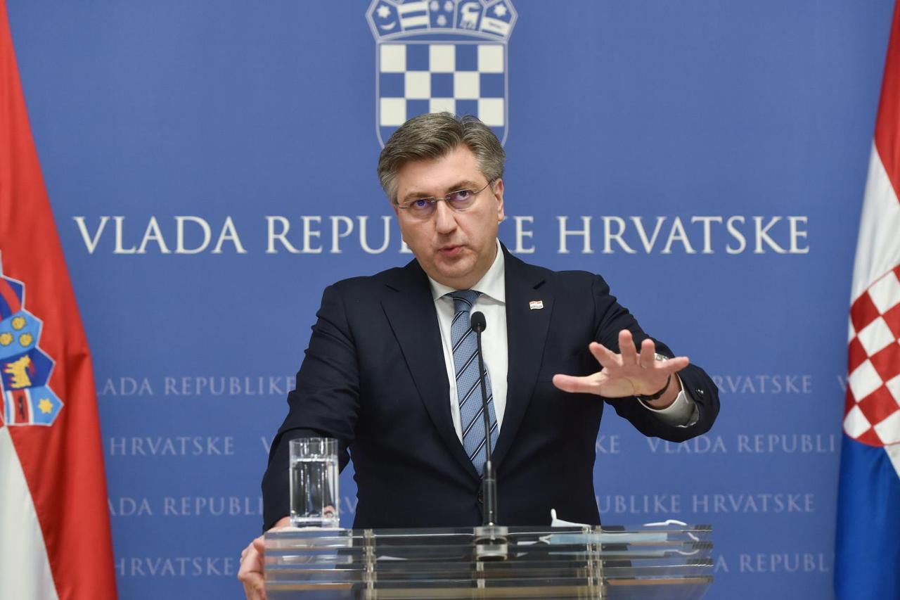 Zagreb: Andrej Plenković dao je izjavu nakon sastanka s parlamentarnom većinom