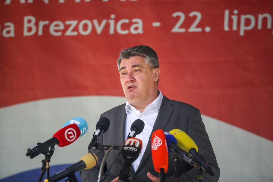Predsjednik Milanović na obilježavanju Dana antifašističke borbe u šumi Brezovica