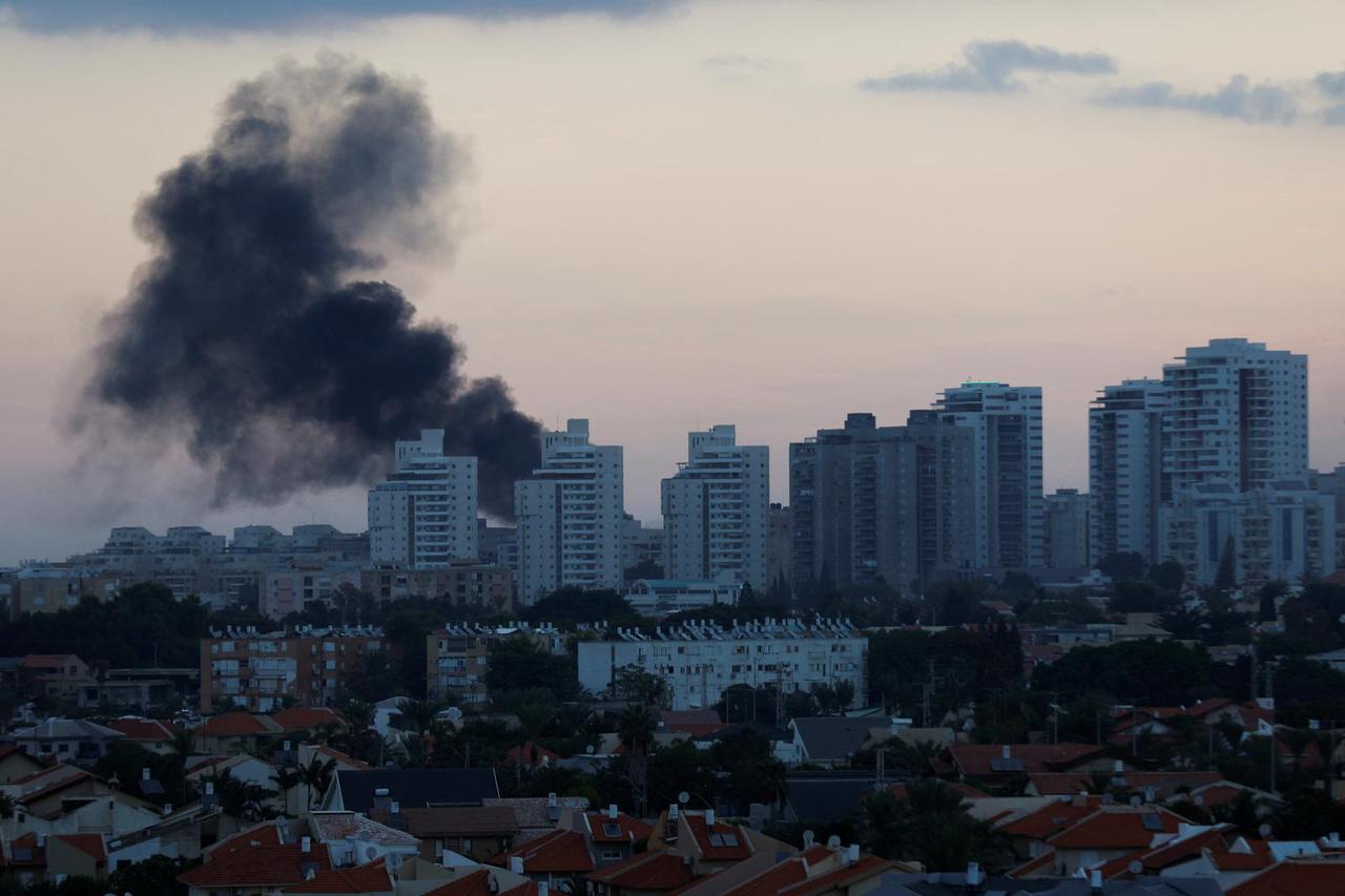 Sirens warning of incoming rockets sound around Gaza, near Tel Aviv