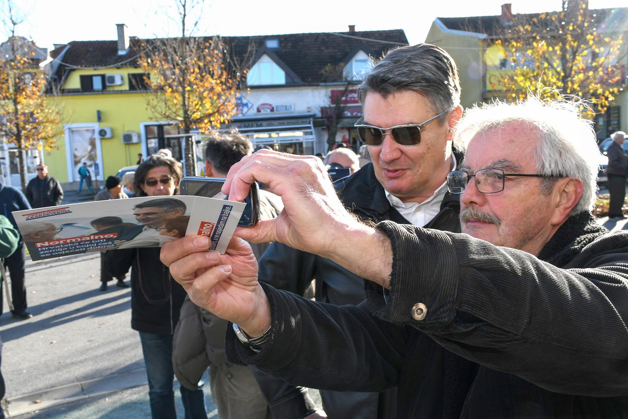 Predsjednički kandidat Zoran Milanović posjetio Viroviticu i družio se s građanima