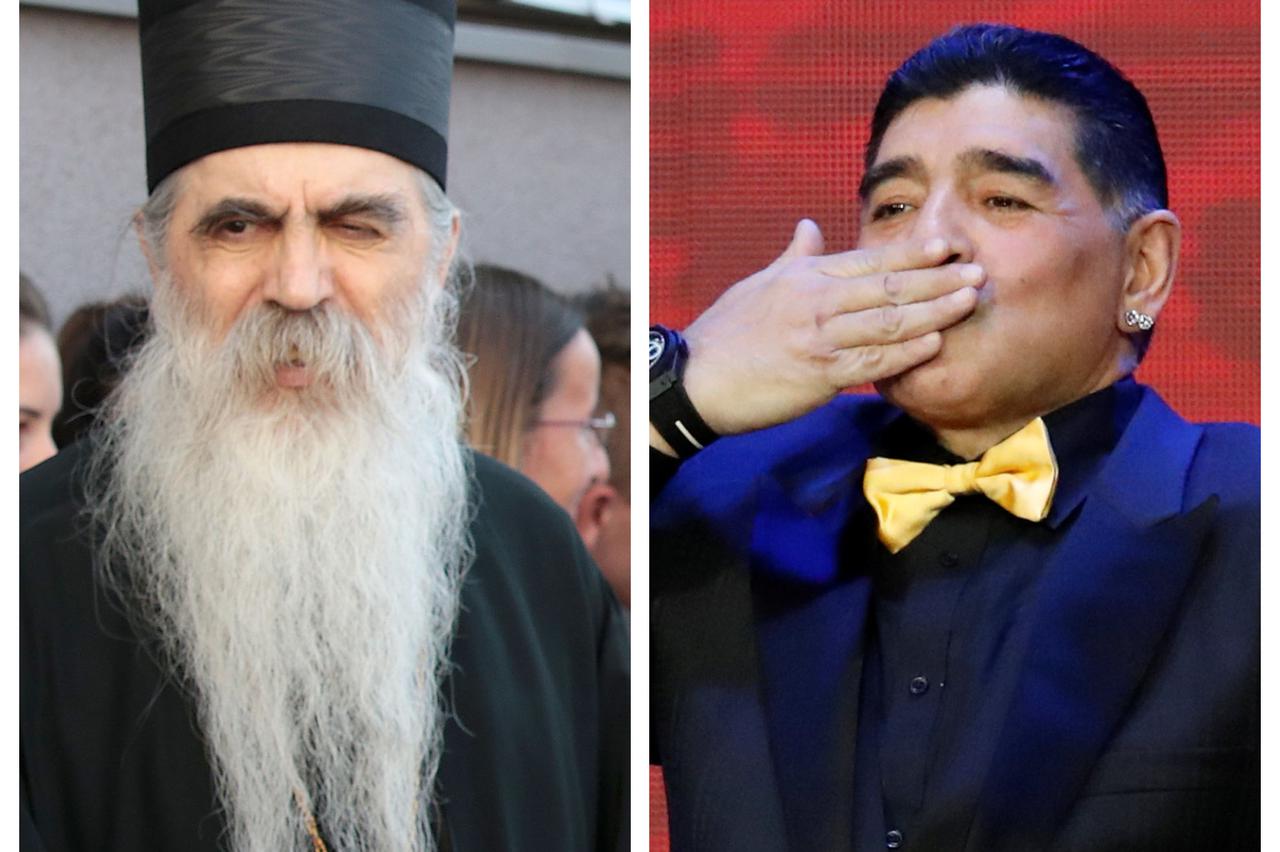 Episkop Irinej i Maradona