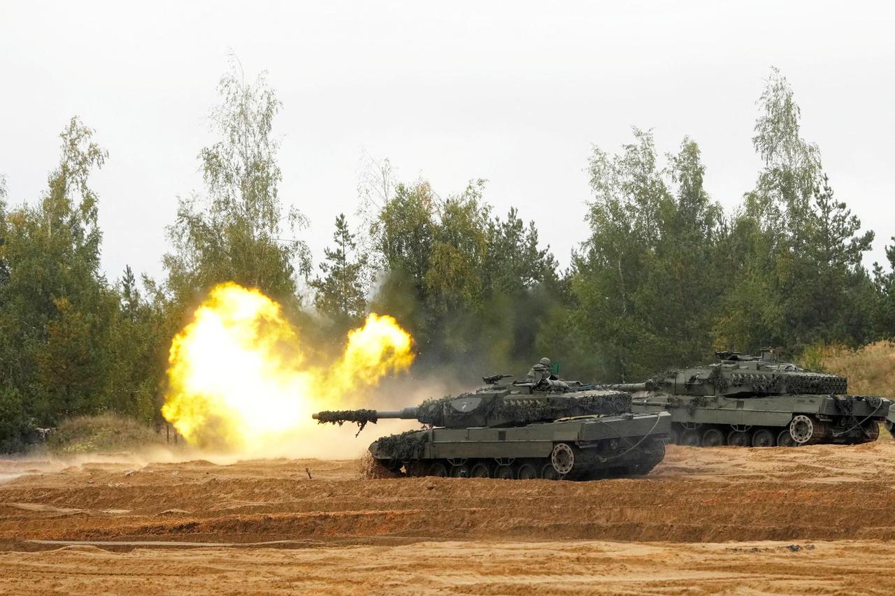 FILE PHOTO: NATO enhanced Forward Presence battle group takes part in Silver Arrow military drill in Adazi