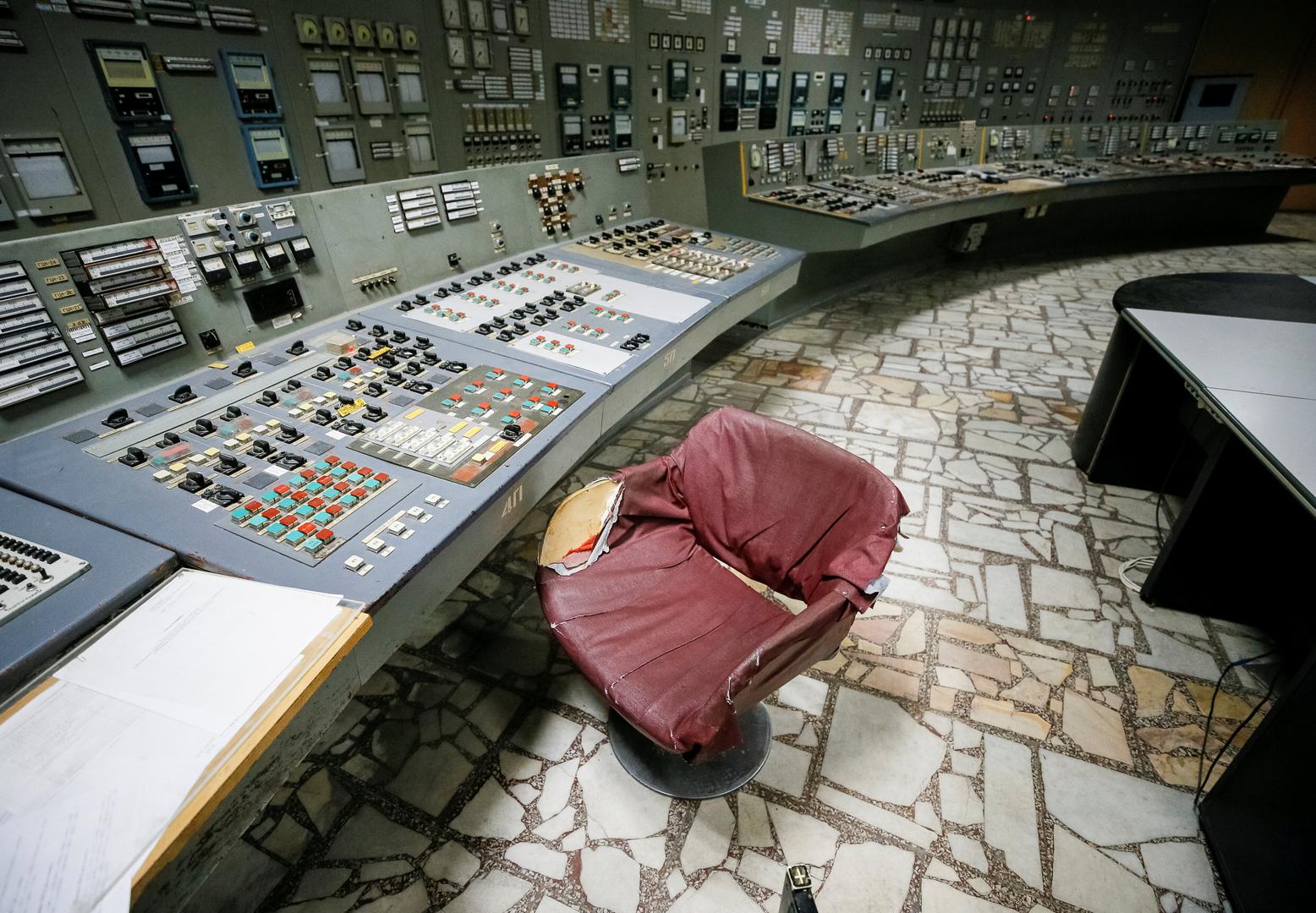 Kontrolna soba u zaustavljenom trećem reaktoru