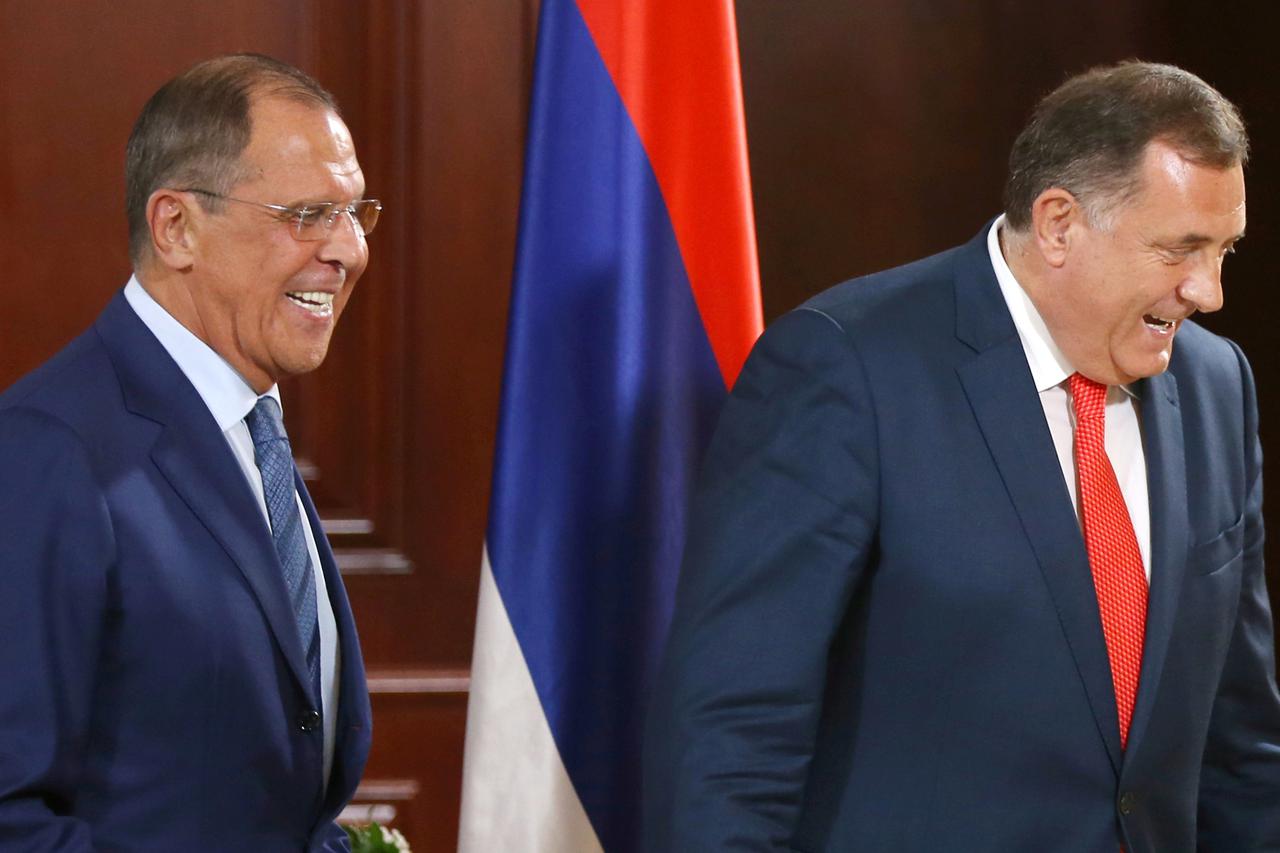 FILE PHOTO: Russia's Foreign Minister Sergei Lavrov visits Banja Luka