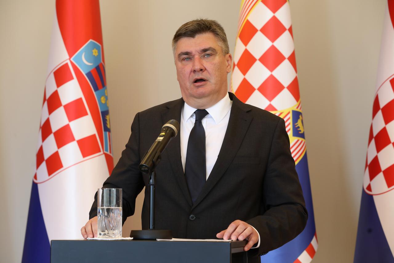 Zagreb: Predsjednik Zoran Milanović održao je izvanrednu konferenciju za novinare